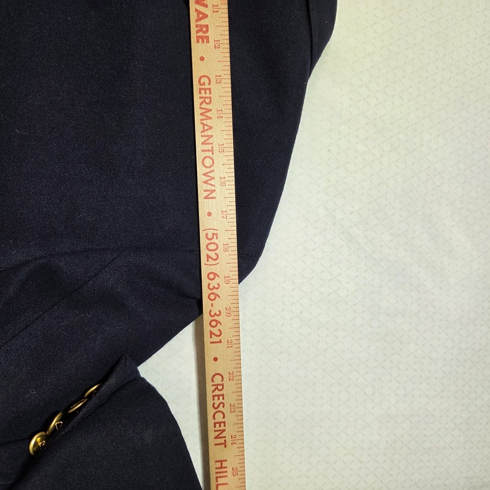 Corbin of Huntington Navy Blazer Mens 44R Gold Button USA Made Wool Classic - Picture 16 of 16
